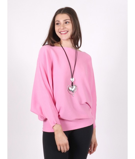 Solid Versatile Loose Fitting Top